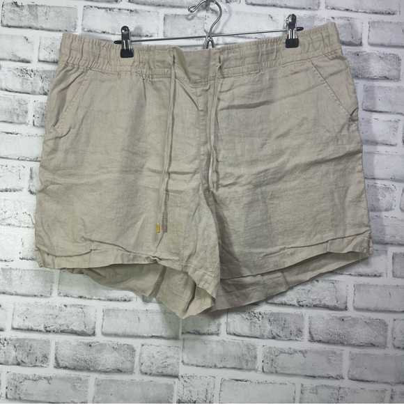 Company by Ellen Tracy Linen Pull On Shorts XXL - Picture 1 of 6